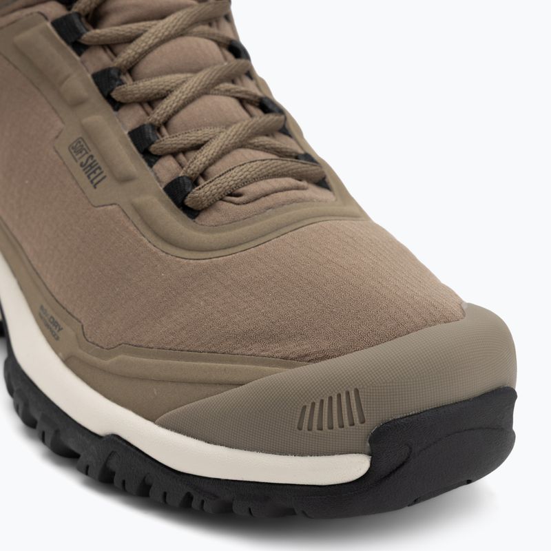 Pánske trekové topánky Salomon Shelter WP stone gray/black/rainy day 7