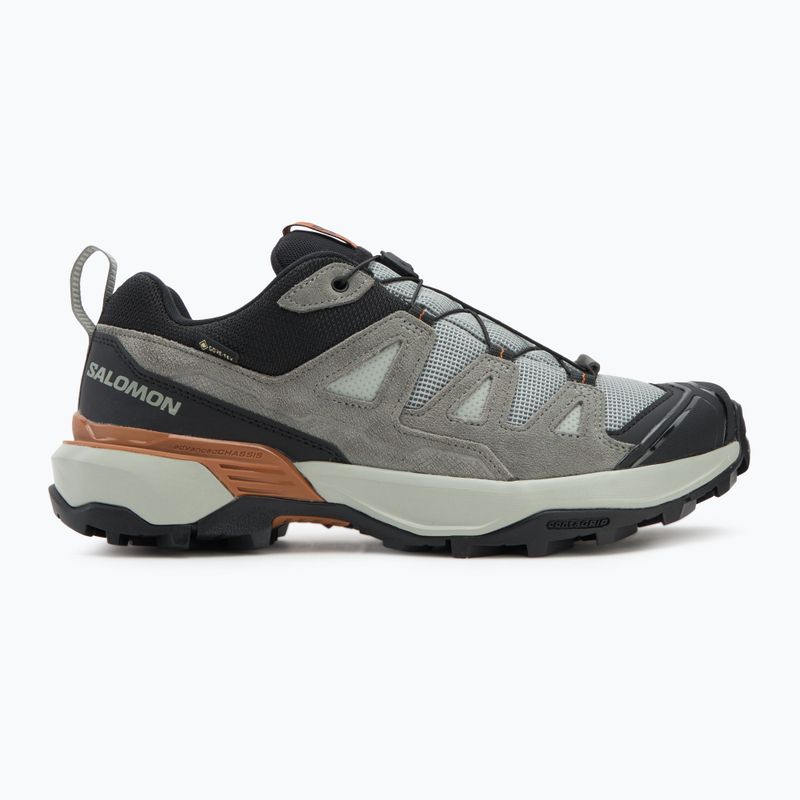 Pánske trekingové topánky Salomon X Ultra 360 Leather GTX wrought iron / sedona sage / sierra 2