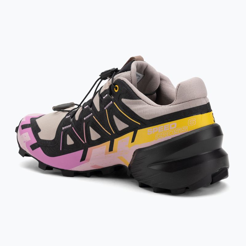 Dámske bežecké topánky Salomon Speedcross 6 etherea/black/cyclamen 3