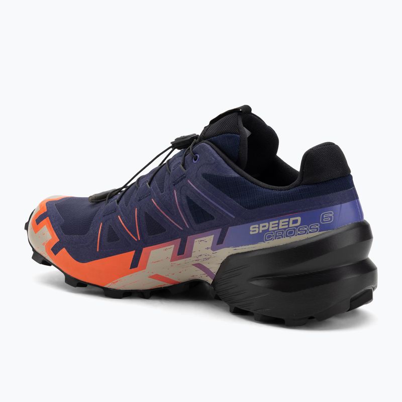 Pánske bežecké topánky Salomon Speedcross 6 GTX maritime blue/black/cherry tomato 3