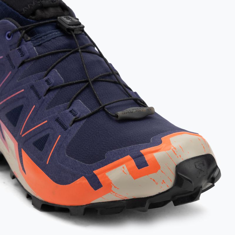 Pánske bežecké topánky Salomon Speedcross 6 GTX maritime blue/black/cherry tomato 7