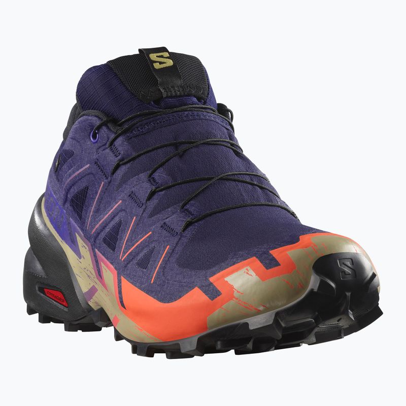 Pánske bežecké topánky Salomon Speedcross 6 GTX maritime blue/black/cherry tomato