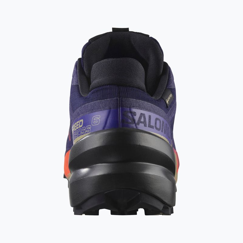 Pánske bežecké topánky Salomon Speedcross 6 GTX maritime blue/black/cherry tomato 4