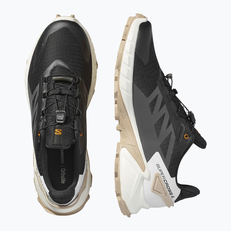 Pánske bežecké topánky Salomon Supercross 4 black / vanilla ice / white pepper 6