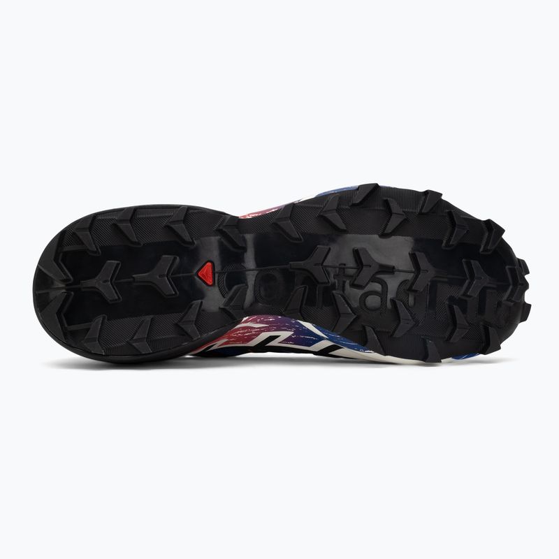 Bežecké topánky Salomon Speedcross 6 GTX surf the web/fiery red/white 4