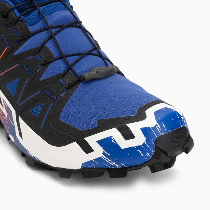 Bežecké topánky Salomon Speedcross 6 GTX surf the web/fiery red/white 7