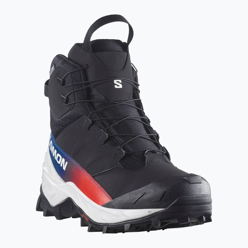 Pánske turistické topánky Salomon Crosstrak Powder WP Equipe black/black 2