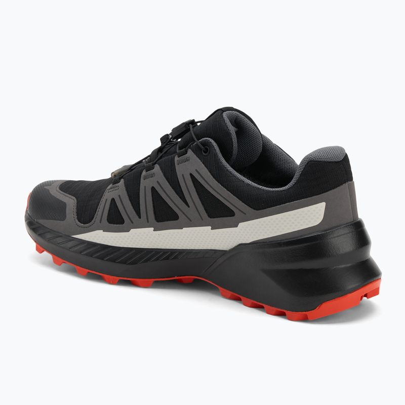 Pánske bežecké topánky Salomon Speedcross Peak GTX black/castlerock/cherry tomato 3