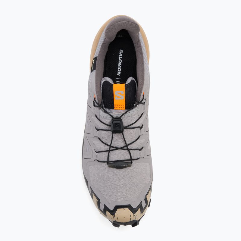 Pánske bežecké topánky Salomon Speedcross 6 GTX gull/white pepper/black 5