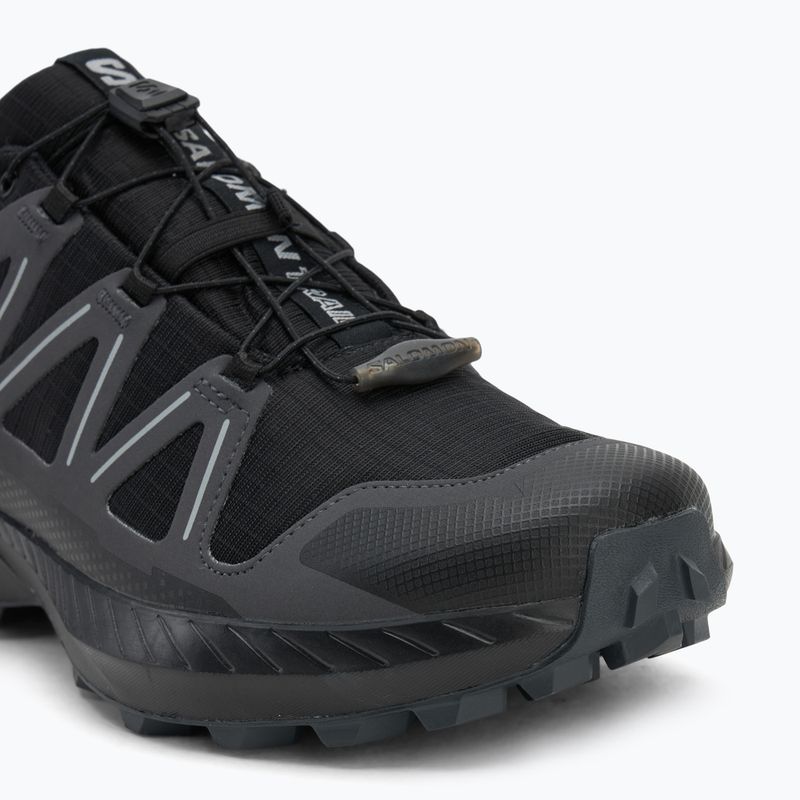 Pánske bežecké topánky Salomon Speedcross Peak GTX black/black/asphalt 7