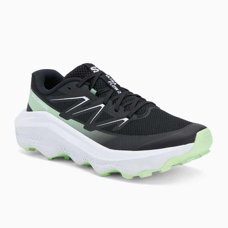 Pánske bežecké topánky Salomon Ultra Flow 2 black/white/patina green