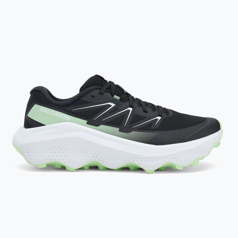 Pánske bežecké topánky Salomon Ultra Flow 2 black/white/patina green 2