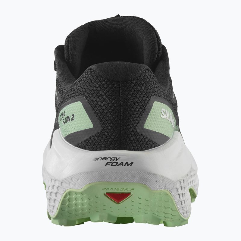 Pánske bežecké topánky Salomon Ultra Flow 2 black/white/patina green 11