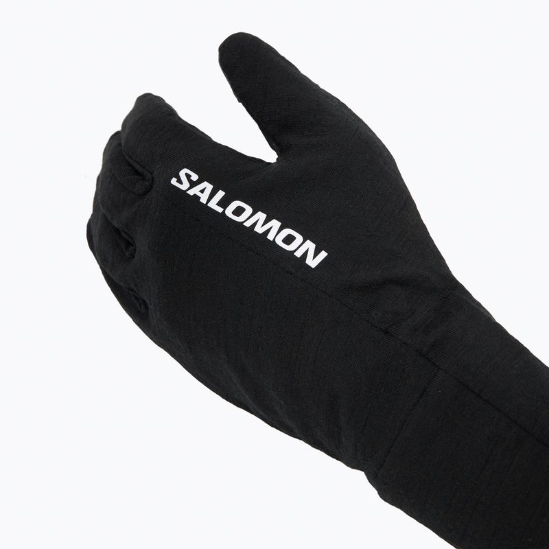 Bežecké rukavice Salomon Merino Gloves deep black 4
