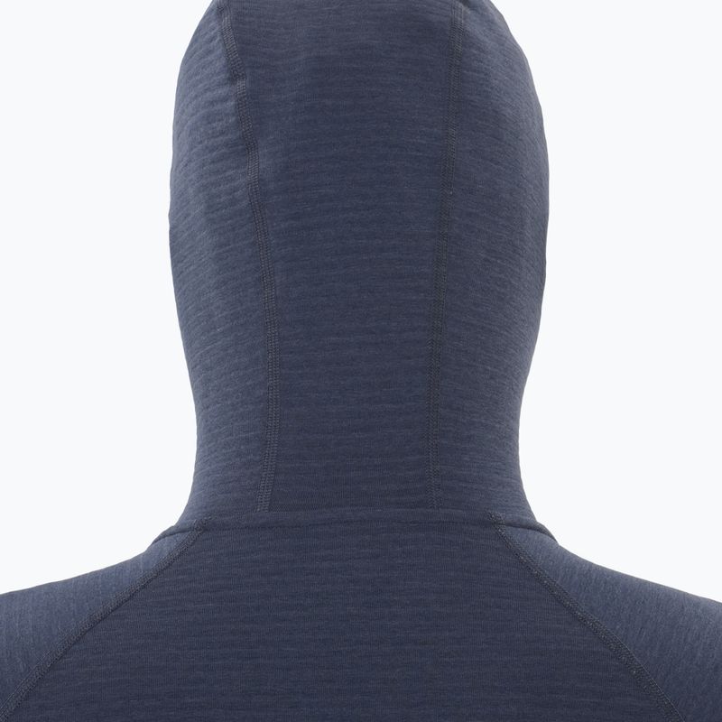 Pánska trekingová mikina Salomon Essential Lightwarm Hoodie blue nights 3