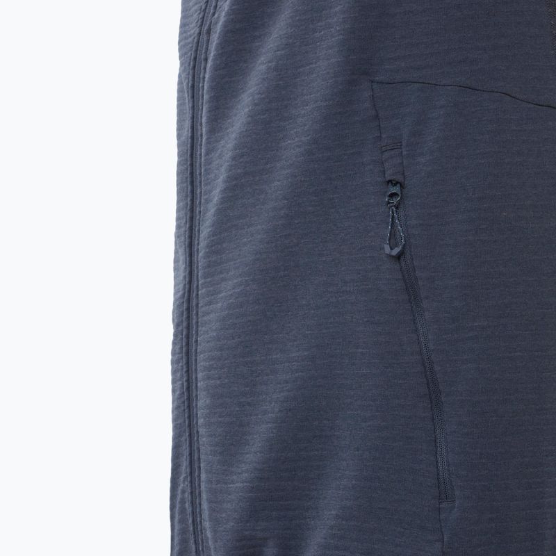 Pánska trekingová mikina Salomon Essential Lightwarm Hoodie blue nights 5