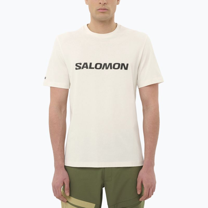 Pánske tričko Salomon Logo whisper white