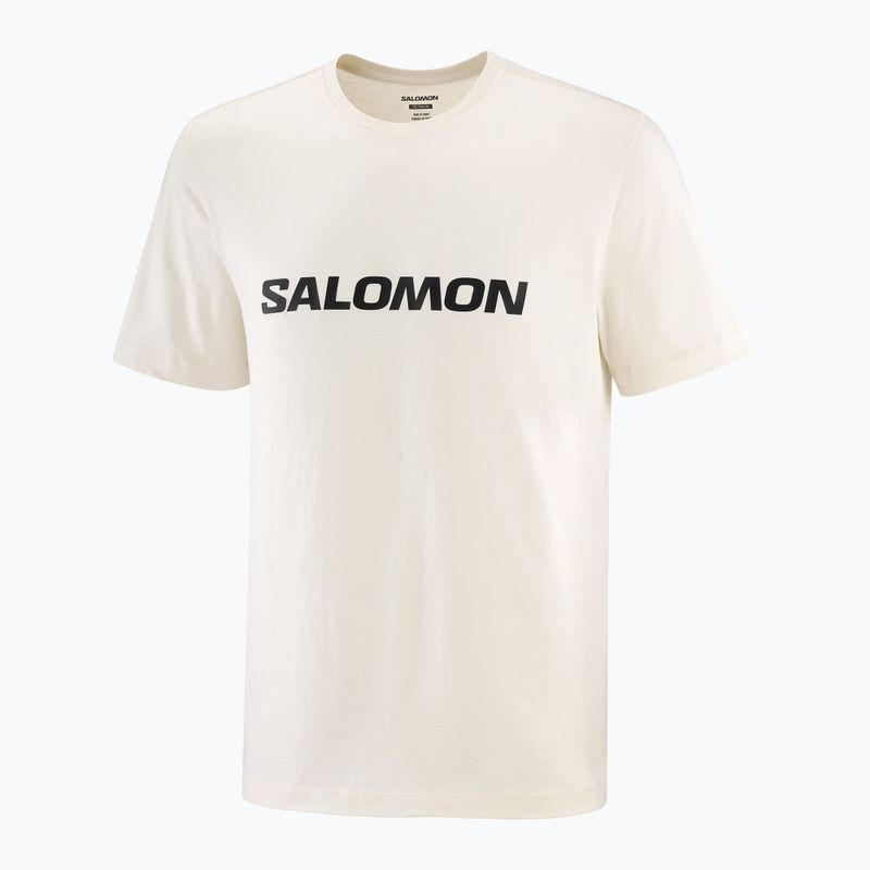 Pánske tričko Salomon Logo whisper white 3