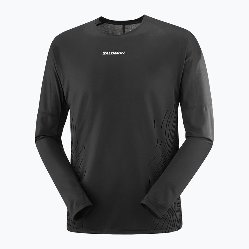 Pánske bežecké tričko Salomon Sense Aero GFX deep black 3