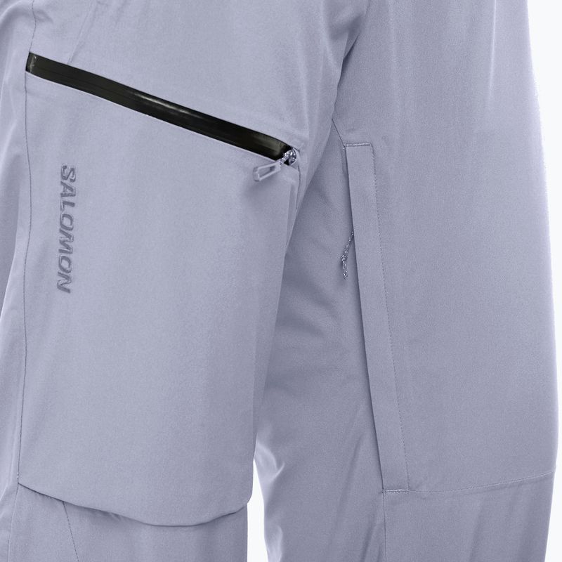 Dámske lyžiarske nohavice Salomon Brilliant blue granite 4