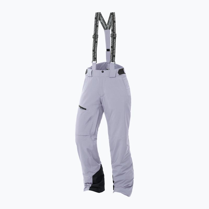 Dámske lyžiarske nohavice Salomon Brilliant blue granite 6