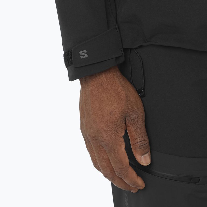 Pánska bunda Salomon Outpeak Softshell deep black 5
