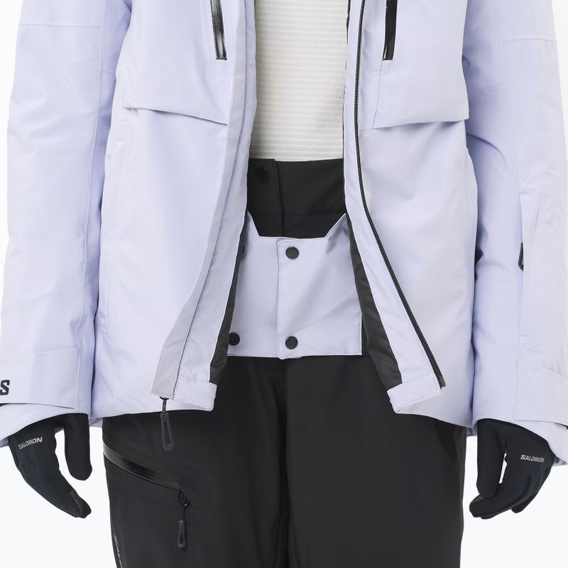 Dámska lyžiarska bunda Salomon Brilliant 2.0 cosmic sky 4