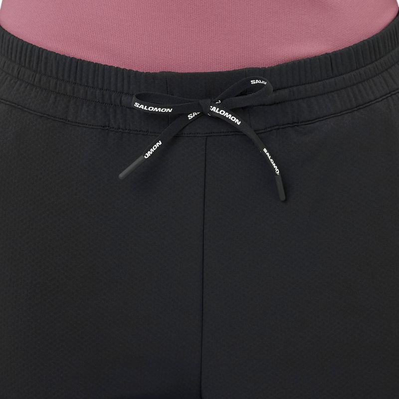 Dámske bežecké nohavice Salomon Shakeout Hexaflow Pants deep black 5