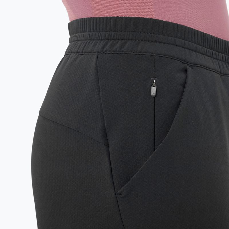 Dámske bežecké nohavice Salomon Shakeout Hexaflow Pants deep black 6