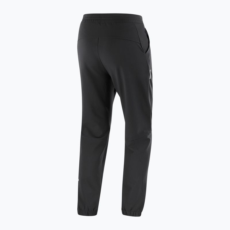 Dámske bežecké nohavice Salomon Shakeout Hexaflow Pants deep black 9