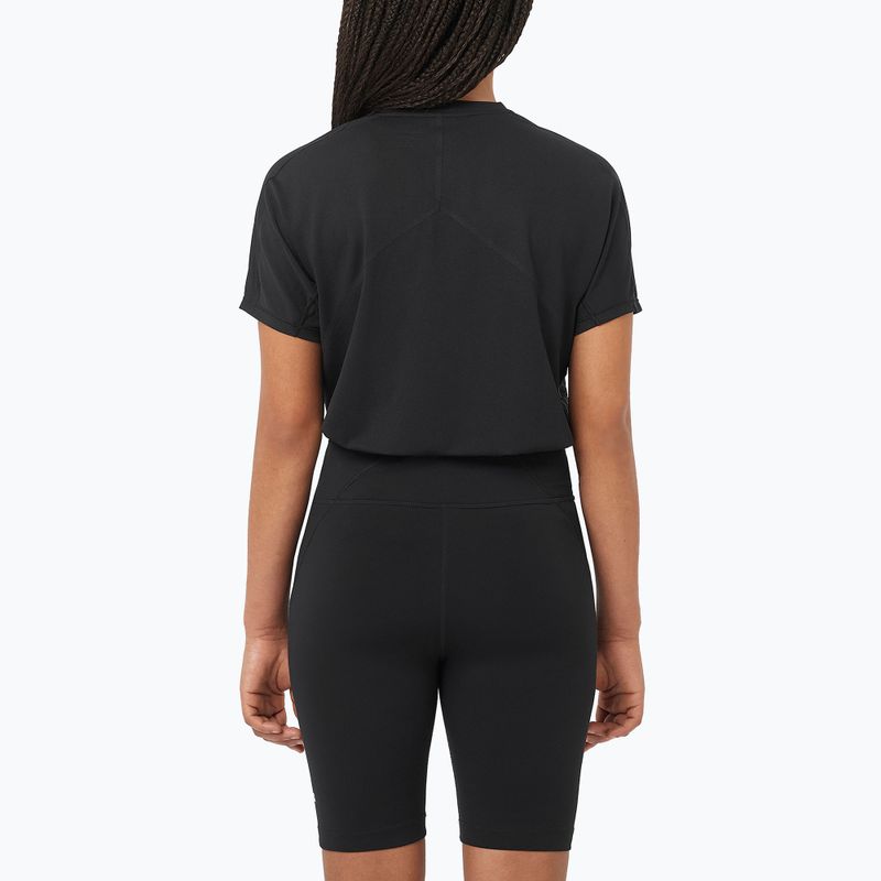 Dámske bežecké tričko Salomon Sense Aero SS Tee GFX deep black 2