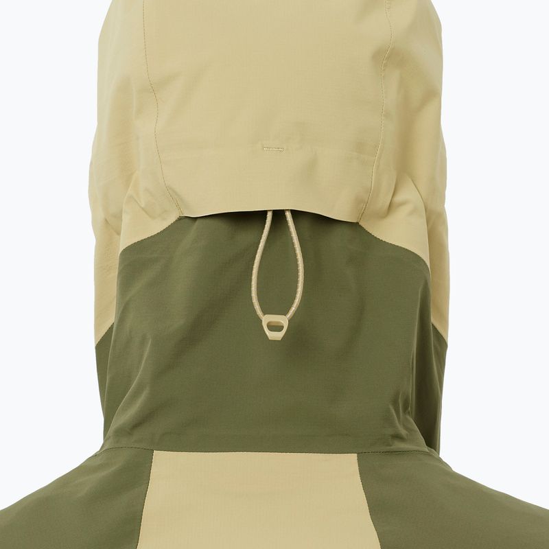 Pánska softshellová bunda Salomon Outherpath Pro 2.5 l grey green/grape leaf 3
