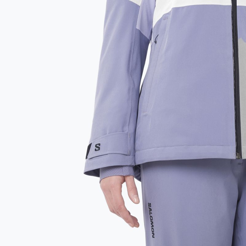Dámska lyžiarska bunda Salomon Highland cosmic sky/blue granite 4