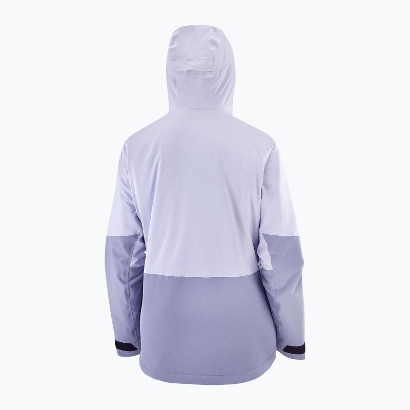 Dámska lyžiarska bunda Salomon Highland cosmic sky/blue granite 8