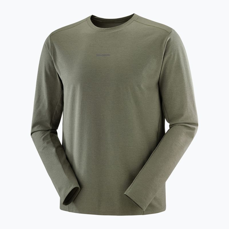Pánske tričko longsleeve Salomon Trackline grape leaf 4