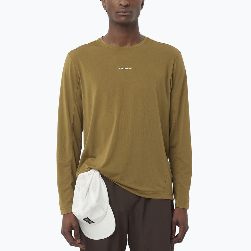 Pánske tričko longsleeve Salomon Shakeout Core brilliant