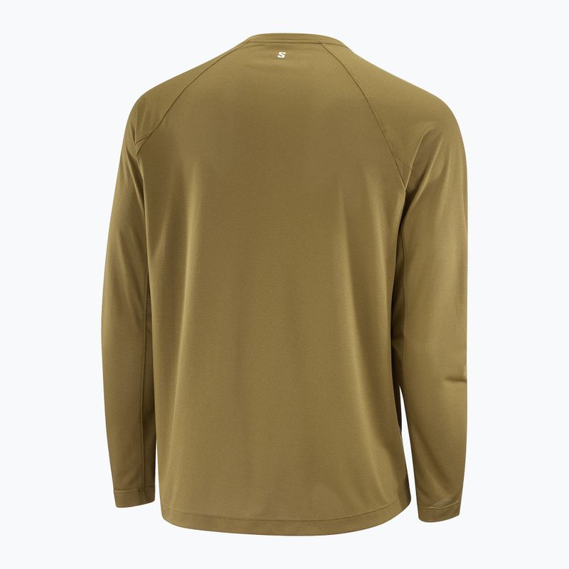 Pánske tričko longsleeve Salomon Shakeout Core brilliant 4