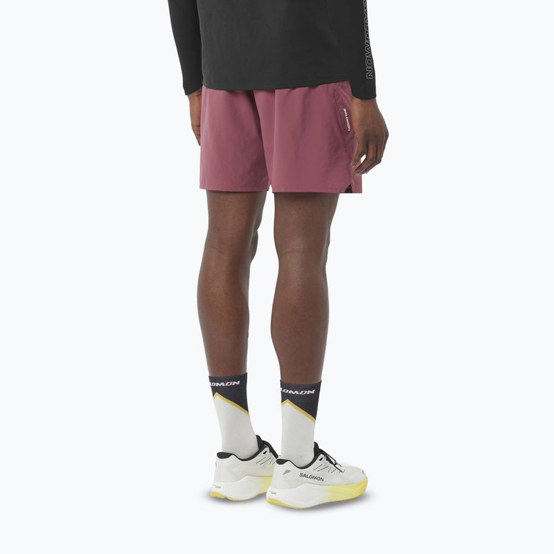 Pánske bežecké šortky Salomon Shakeout C 2IN1 7" nocturne 2