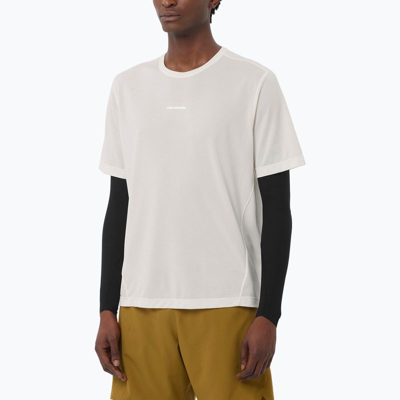 Pánske tričko Salomon Shakeout Core  whisper white