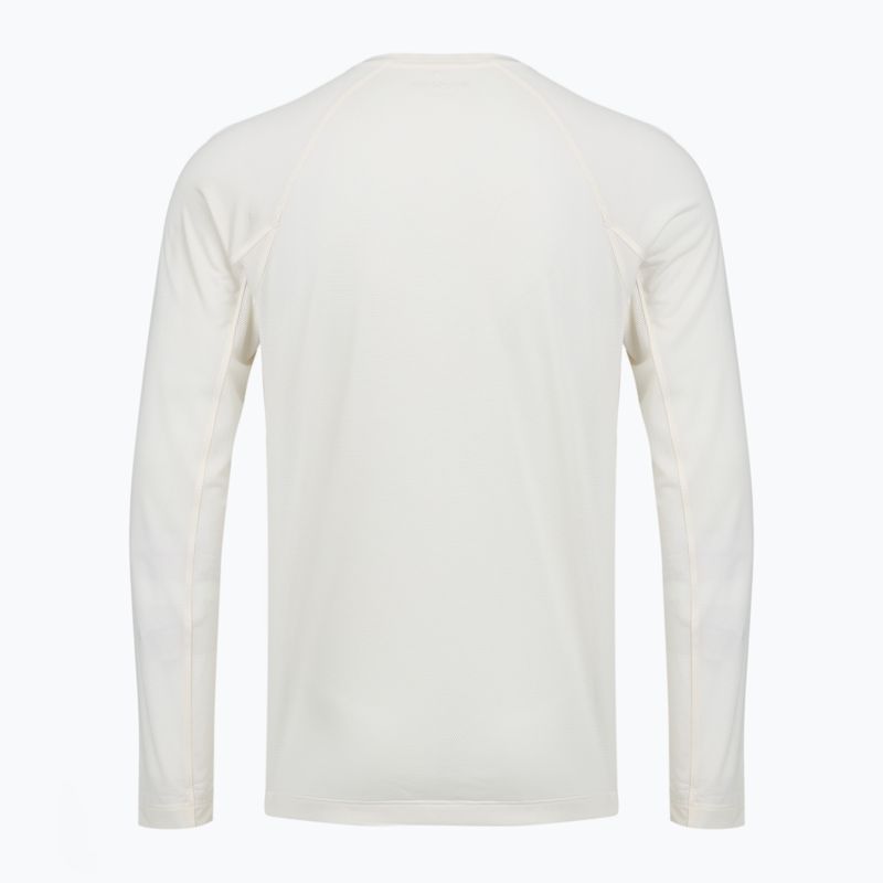 Pánske bežecké tričko longsleeve Salomon Shakeout Core whisper white 2
