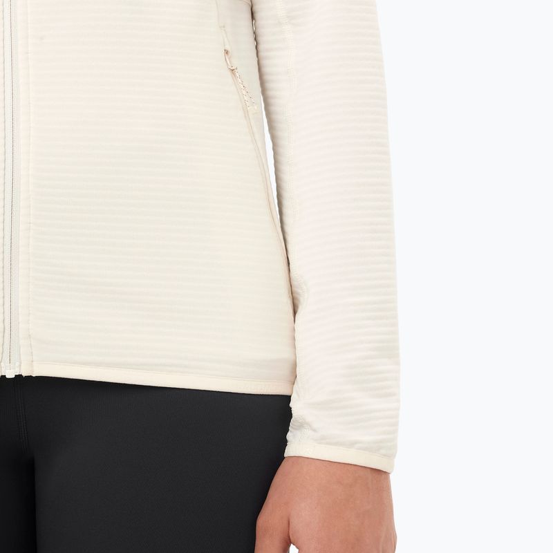 Dámska trekingová mikina Salomon Essential Lightwarm Full Zip whisper white 4