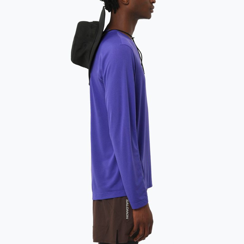 Pánske tričko longsleeve Salomon Shakeout Core liberty 2