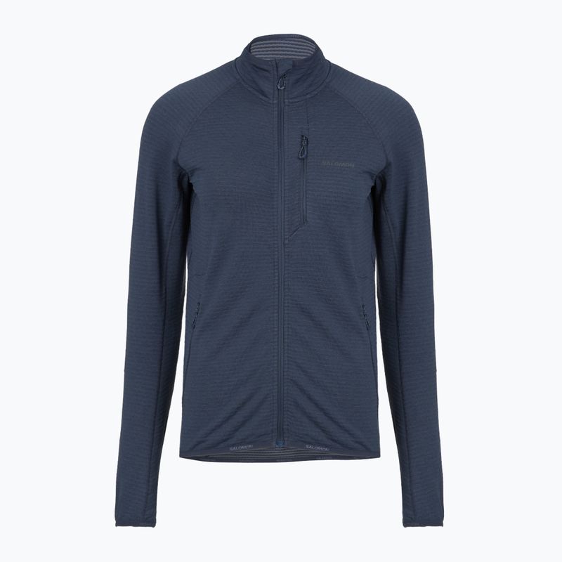 Dámska fleecová mikina Salomon Lightwarm Full Zip blue nights 5