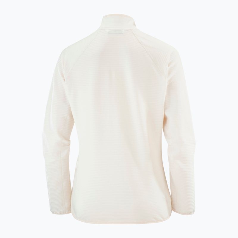 Dámska trekingová mikina Salomon Essential Lightwarm Half Zip whisper white 6