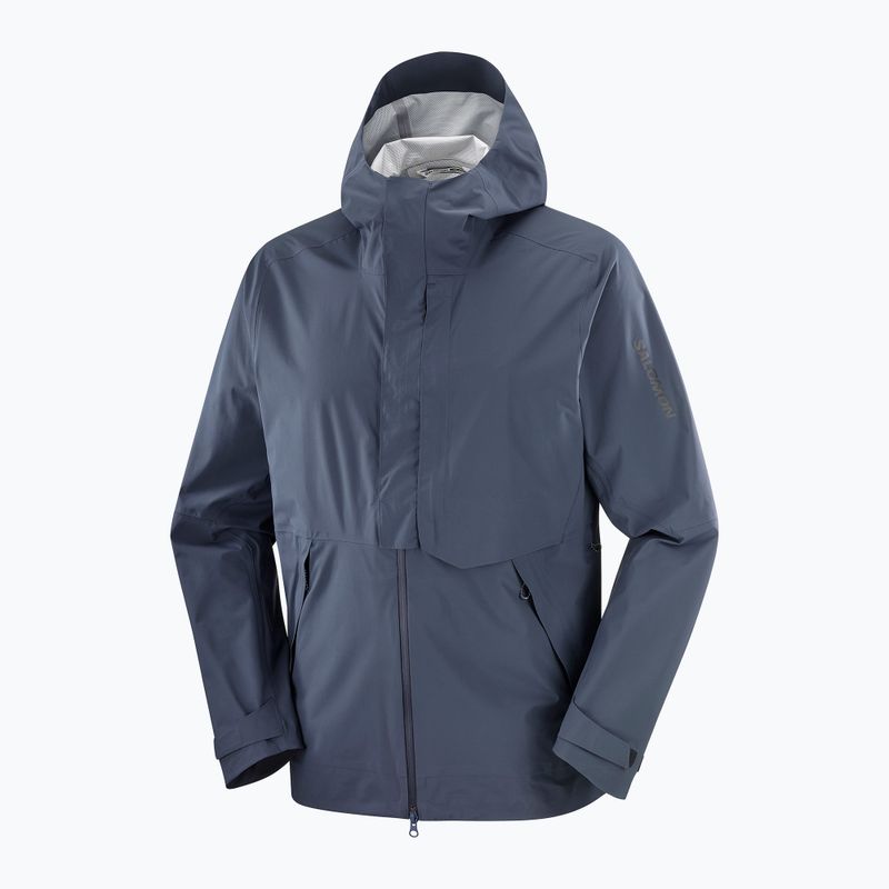 Pánska softshellová bunda Salomon Outherpath Pro 2.5 l blue nights 9
