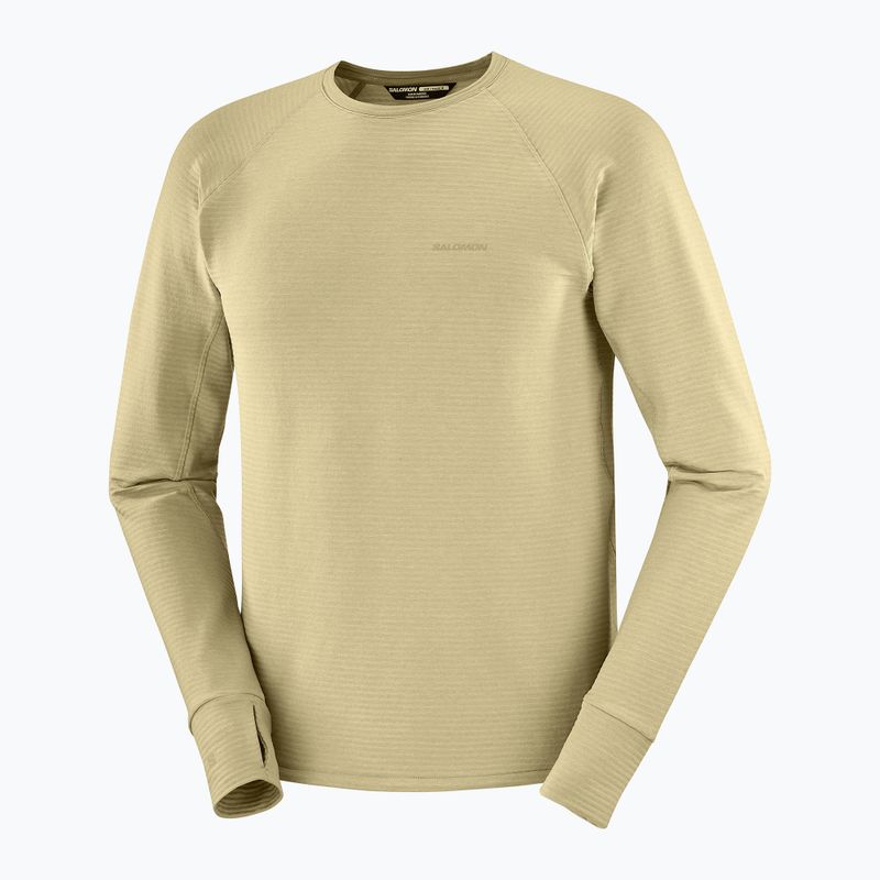 Pánska mikina Salomon Essential Lightwarm CN gray green 4