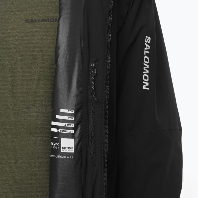 Pánska lyžiarska bunda Salomon Spectral deep black 7