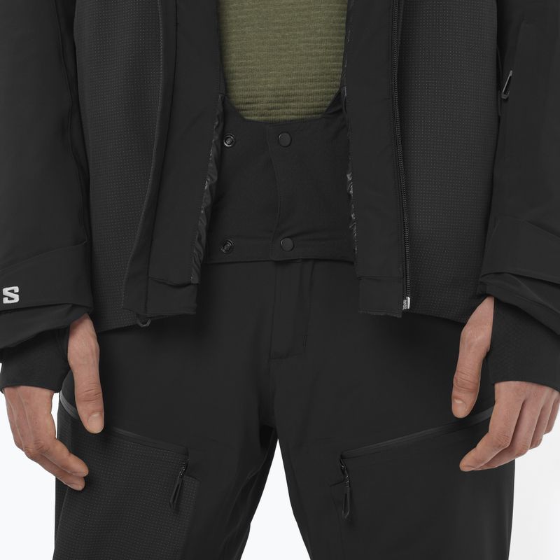 Pánska lyžiarska bunda Salomon Spectral deep black 8