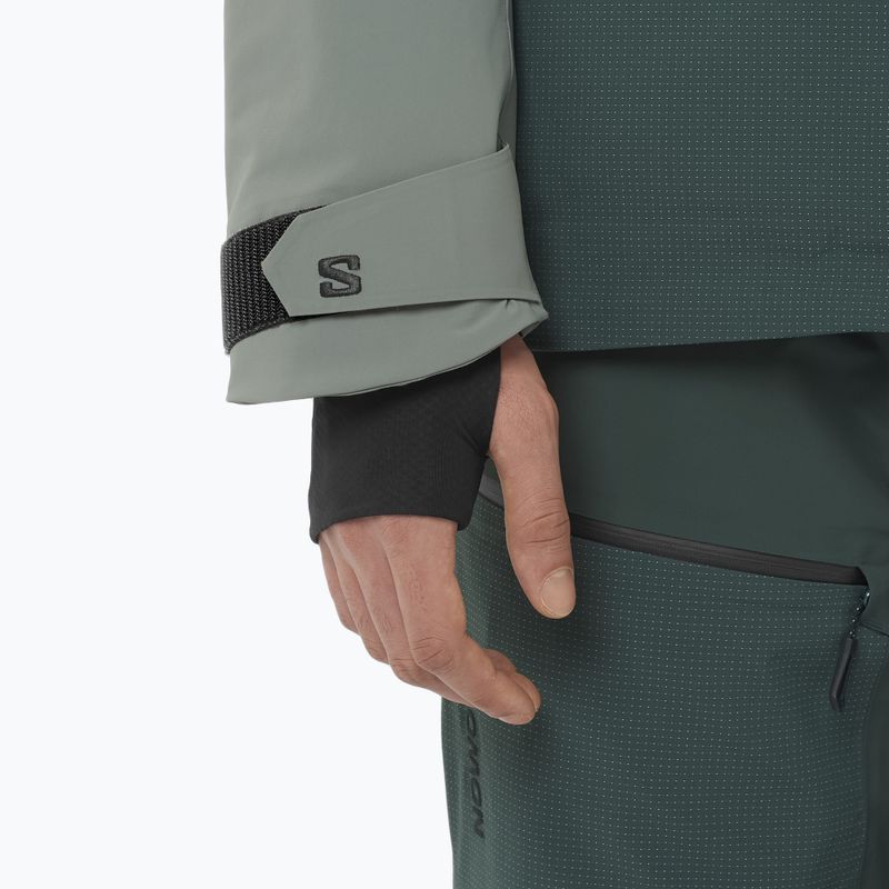 Pánska lyžiarska bunda Salomon Spectral green gables/sedona 6