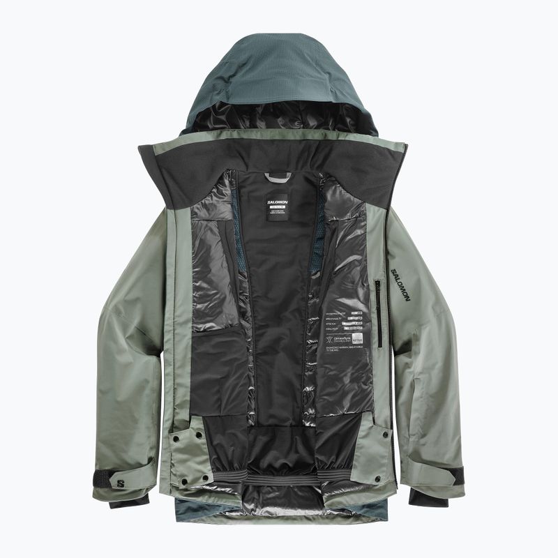 Pánska lyžiarska bunda Salomon Spectral green gables/sedona 11